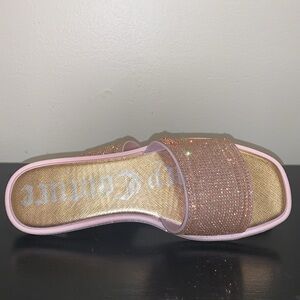 Juicy Couture Slides/Sandals.  Size 9.